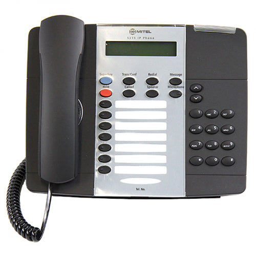 [MIT50003790-BLK-REF] Mitel 50003790 5215 Dual-Mode IP Speaker Display Phone (Black/Refurbished)