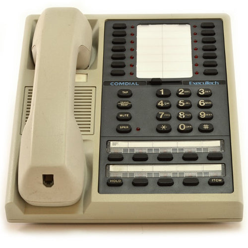 [COMEXE6614PG-GRY-REF] Comdial Executech II 6614-PG Phone (Grey/Refurbished)