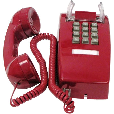 [COR-ITT2554MD-RED] Cortelco ITT-2554-MD Mini-Wall Phone (Red)