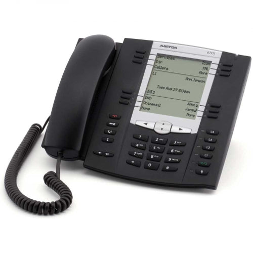 [AASA673701311001-BLK-REF] Aastra 6737i A6737-0131-10-01 Advanced Feature Expandable IP Phone (Black/Refurbished)
