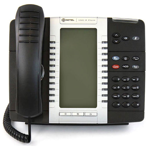 [MIT5340BKLT-BLK-REF] Mitel 50005071 5340 Backlit Display IP Telephone (Black/Refurbished)