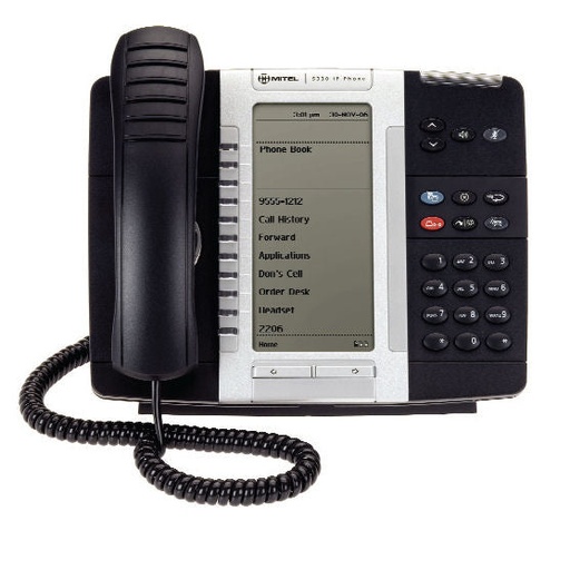 [MIT5330-CHCL-REF] Mitel 50005070 5330 Non-Backlit IP Telephone (Charcoal/Refurbished)