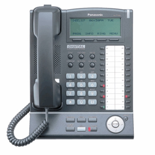 [PANKXT7636-BLK-REF] Panasonic KX-T7636 Large Backlit Display Speaker Phone (Black/Refurbished)