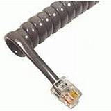 [ICCICHC406FDG-MGRY] ICC 6' Handset Cord (Medium Gray)