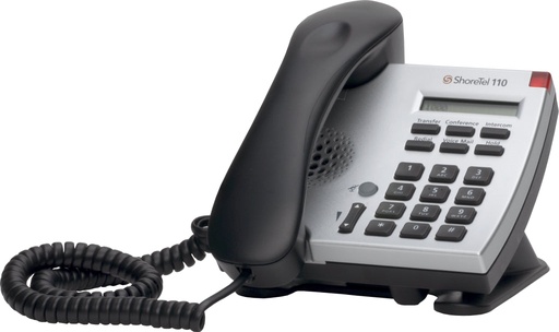 [STLIP110-SIL] ShoreTel ShorePhone IP 110 Single Line IP Telephone (Silver)