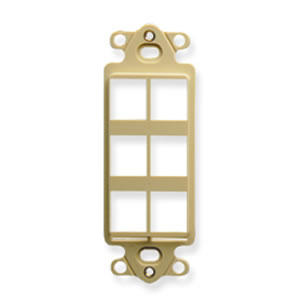 [ICCIC107D16-IVY] ICC IC107DI6 6-Port Decorex Insert (Ivory)