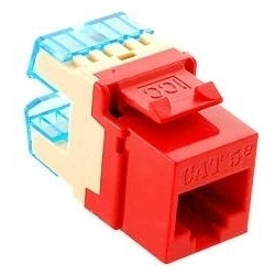 [ICCIC1078F5RD] ICC IC1078F5RD Cat5e HD Modular Connector (Red)