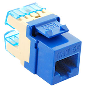 [ICCIC1078F5BL-BLU] ICC IC1078F5BL Cat5e Modular Connector (Blue)