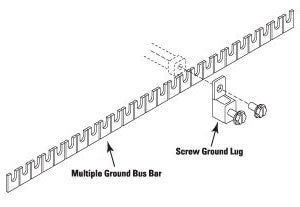 [ITWMGBSGL1] ITW Linx MGBSGL-1 UltraLinx 66 Block 25 Pair Ground Bar