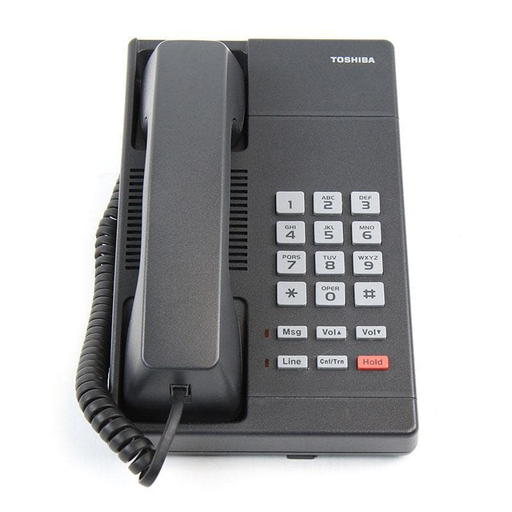 [TOSDKT2001-CHCL-REF] Toshiba DKT-2001 Single Line Digital Phone (Charcoal/Refurbished)