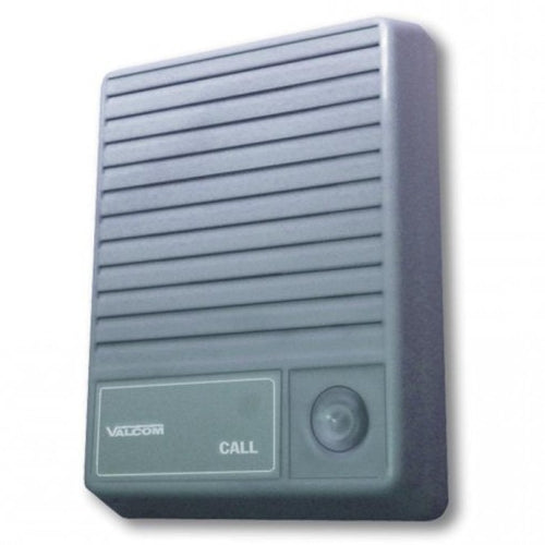 [VALV1074-GRY] Valcom V-1074 Talkback Door Plate Surface Speaker (Grey)