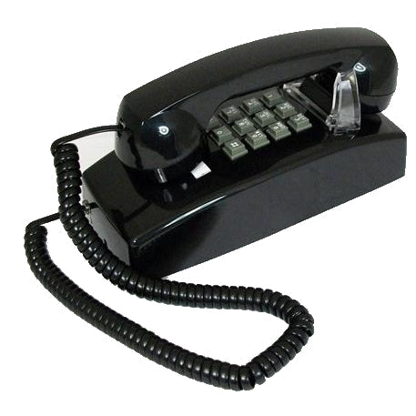 [COR255400VBA20MD-BLK] Cortelco 255400-VBA-20MD ValueLine Wall Phone (Black)