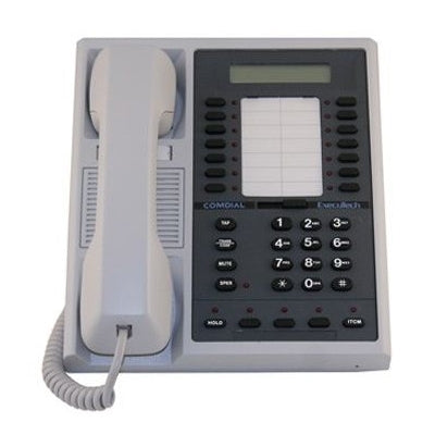 [COM6600E-ASH-REF] Comdial Executech II 6600E Display Phone (Ash/Refurbished)