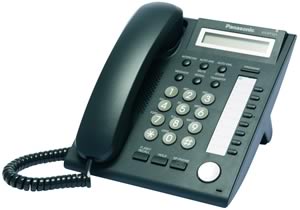 [PANKXDT321-BLK-REF] Panasonic KX-DT321 1-Line Backlit LCD Display Phone (Black/Refurbished)