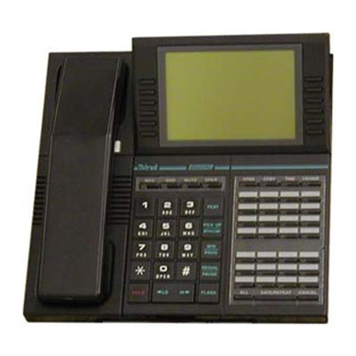 [TEL79100000038X24-REF] Telrad 79-100-0000/3 8x24 Large Display Phone (Black/Refurbished)