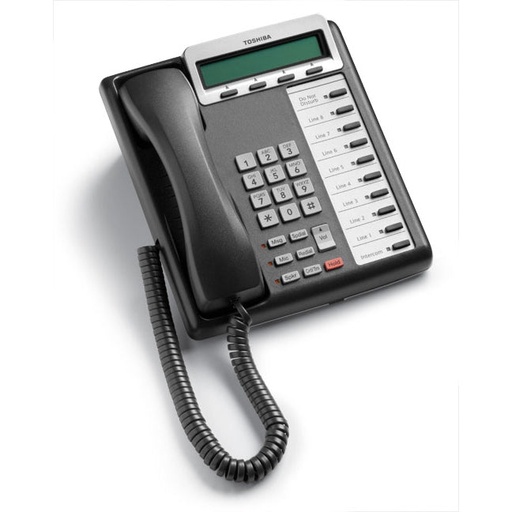 [TOSDKT3210SD-CHCL-REF] Toshiba DKT-3210SD Speaker Display Phone (Charcoal/Refurbished)