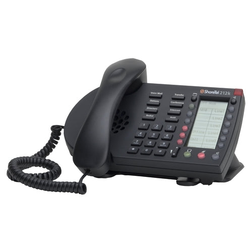 [STL212KIP-BLK] ShoreTel ShorePhone IP 212K 12-Line IP Telephone (Black)