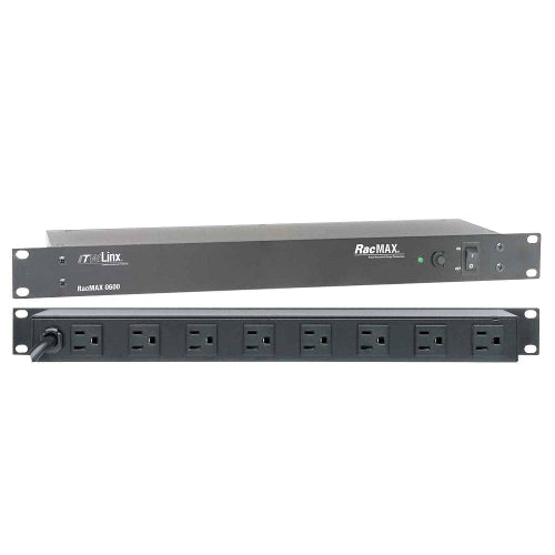 [ITWGRM0600] ITW Linx RacMax 2600 GRM0600 8-Outlet Rack Mountable AC Surge Protector