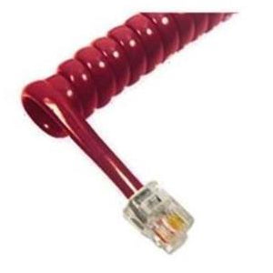 [ICC2500RD-RED] ICC 2500RD 25' Handset Cord (Red)
