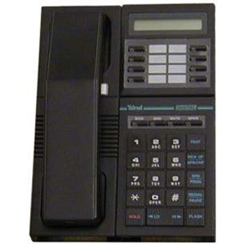 [TEL792200000-BLK-REF] Telrad 79-220-0000 8-Button Display Phone (Black/Refurbished)