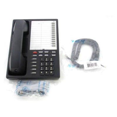 [TRL612900168-BLK-REF] Trillium Panther 612 6-Button Telephone (Black/Refurbished)