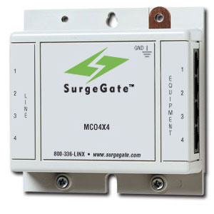 [ITWMCO4X460] ITW Linx MCO4X4-60 Analog Station Set and Central Office Line Protector (4 lines using RJ-11/45)