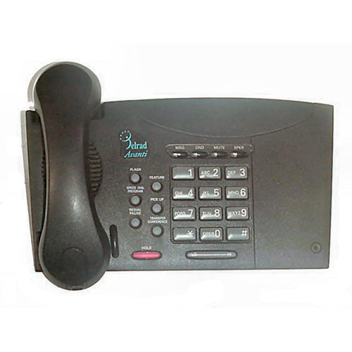 [TEL796500000-BLK-REF] Telrad Avanti 79-650-0000 3000 4-Button Station Phone (Black/Refurbished)