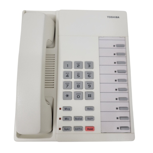 [TOSDKT2010H-WHT-REF] Toshiba DKT-2010H Hands-Free Phone (White/Refurbished)