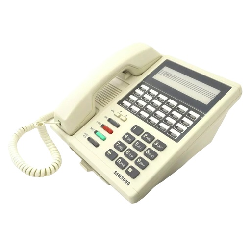 [SAMDCS24-ALM-REF] Samsung Prostar DCS 24-Button Standard Phone (Almond/Refurbished)