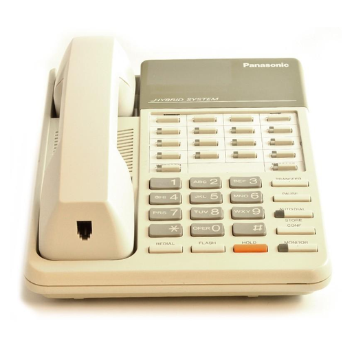 [PANKXT7050-WHT-REF] Panasonic KX-T7050 Monitor Phone (White/Refurbished)