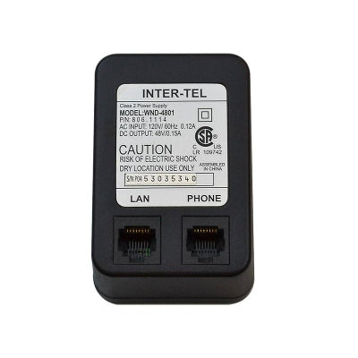 [INT8061114] Intertel Axxess 806.1114 WND-4801-A IP Phone Power Supply (Refurbished)