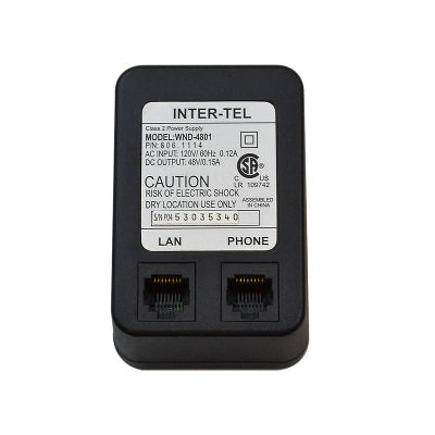 [INT8061113] Intertel Axxess 806.1113 WND-2405-A IP Phone Power Supply (Refurbished)