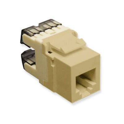 [ICC1076V0-IVY] ICC Category 3 RJ-11 Voice Modular Connector (Ivory)