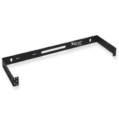 [ICCMSHB1RS-BLK] ICC Wall Mount Hinged Bracket, 1-RMS (Black)