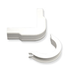 [ICCRW12OB-WHT] ICC Outside Corner Cover and Base 1 1/4" (10-Pack) (White)