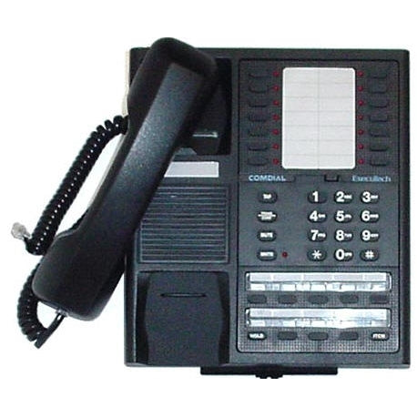 [COM3508-BLK-REF] Comdial Executech 3508 Phone (Black/Refurbished)