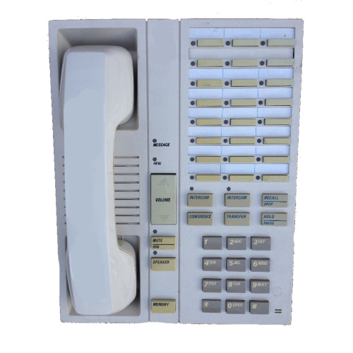 [AVSPI24B-WHT-REF] Avaya Spirit 24-Button Speaker Phone (White/Refurbished)
