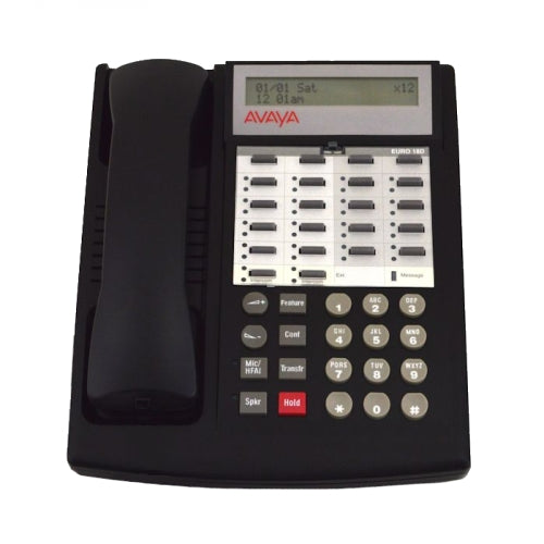 [AVPAREUR18D-BLK-REF] Avaya Partner Eurostyle 18D 3158-07 Display Phone (Black/Refurbished)
