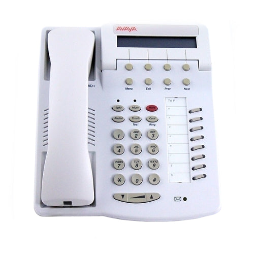 [AVDEF6408D-WHT-REF] Avaya Definity 6408D+ Speaker Display Phone (White/Refurbished)