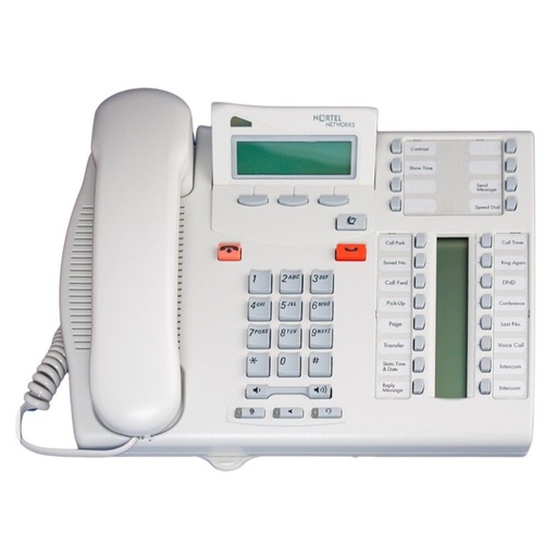 [NTT7316E-PLAT] Nortel T7316E Display Phone NT8B27 (Platinum/New)