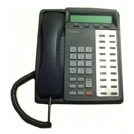 [TOSDKT3020SD-CHCL-REF] Toshiba DKT-3020SD Speaker Display Phone (Charcoal/Refurbished)