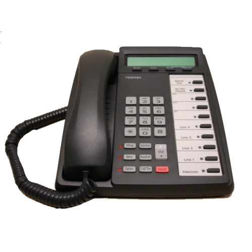 [TOSDKT3010SD-CHCL-REF] Toshiba DKT-3010SD Speaker Display Phone (Charcoal/Refurbished)