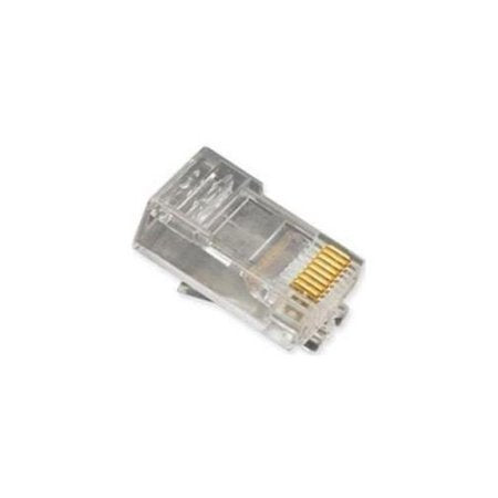 [ICCMP8P8CFT-CLR] ICC 8P8C Flat Entry Stranded Plug (100-Pack) (Clear)