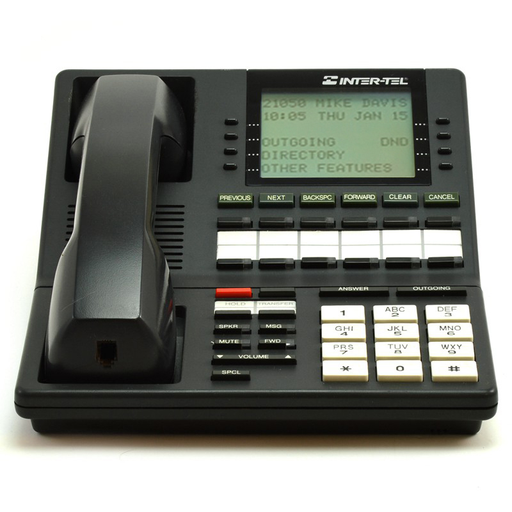 [INT5504100-CHCL-REF] Intertel Axxess 550.4100 Large Display Speaker Phone (Charcoal/Refurbished)