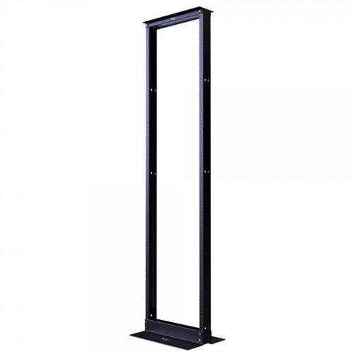 [ICCMSR1972-BLK] ICC 19" Distribution Rack, 6 Ft. (Black)