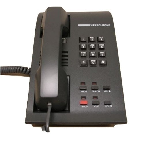 [EXE82500-CHCL-REF] Executone 6 KD Phone (Charcoal/Refurbished)