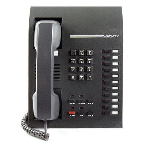 [EXE82200-CHCL-REF] Executone 17 KD Phone (Charcoal/Refurbished)