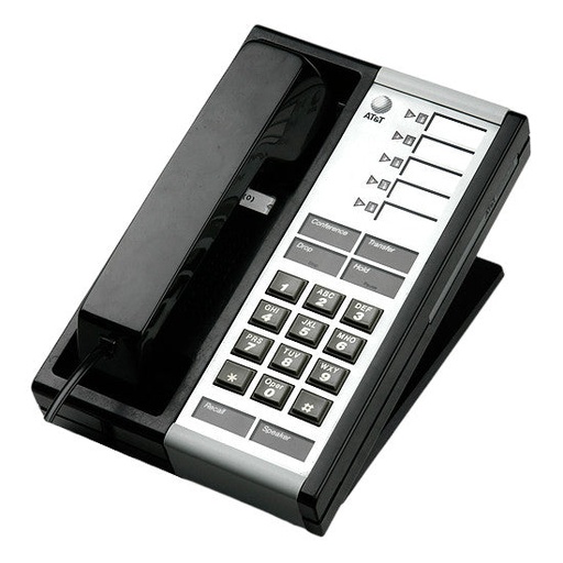 [AVMER5BSTD-BLK-REF] Avaya Merlin 5-Button Standard Phone (Black/Refurbished)