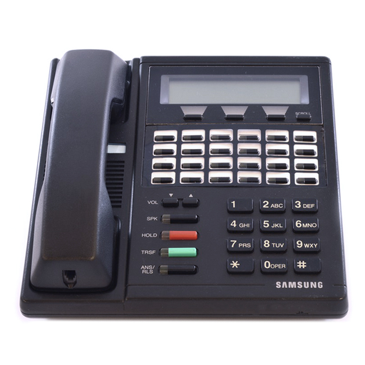 [SAMDCS24D-BLK-REF] Samsung Prostar DCS 24-Button Display Phone (Black/Refurbished)
