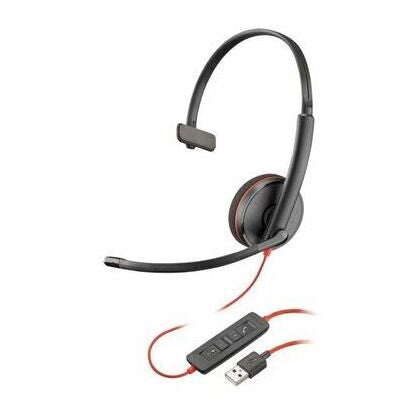 [PLY8S0L3A6] HP Blackwire C3210 USB-A Black Headset TAA (Bulk) HP 8S0L3A6#ABA (New)